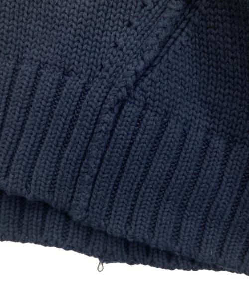 HER LIP TO（ハーリップトゥ）Her lip to (ハーリップトゥ) Share The Love Knit Top ネイビー サイズ:FREEの古着・服飾アイテム