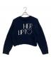 Her lip to（ハーリップトゥ）の古着「Share The Love Knit Top」｜ネイビー