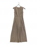 HER LIP TOハーリップトゥ）の古着「Two-Way Collar Jumpsuit」｜ベージュ