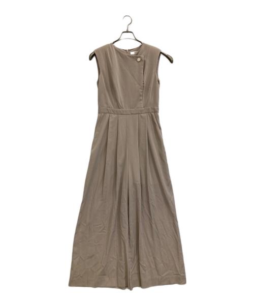 HER LIP TO（ハーリップトゥ）Her lip to (ハーリップトゥ) Two-Way Collar Jumpsuit ベージュ サイズ:Mの古着・服飾アイテム