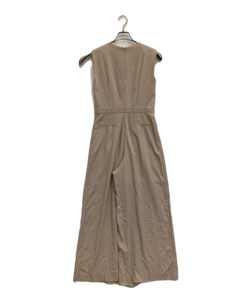 HER LIP TO（ハーリップトゥ）Her lip to (ハーリップトゥ) Two-Way Collar Jumpsuit ベージュ サイズ:Mの古着・服飾アイテム