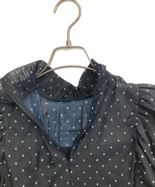 CELFORD（セルフォード）CELFORD (セルフォード) バックリボンシアーブラウス ブラック サイズ:36の古着・服飾アイテム