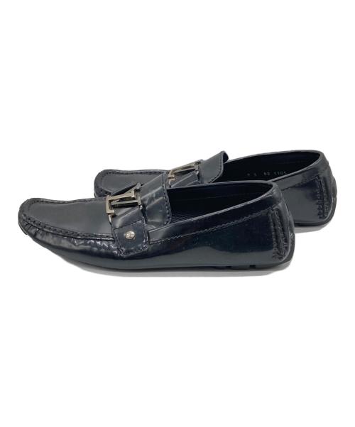 LOUIS VUITTON（ルイ ヴィトン）LOUIS VUITTON (ルイ ヴィトン) ドライビングシューズ ブラック サイズ:5の古着・服飾アイテム