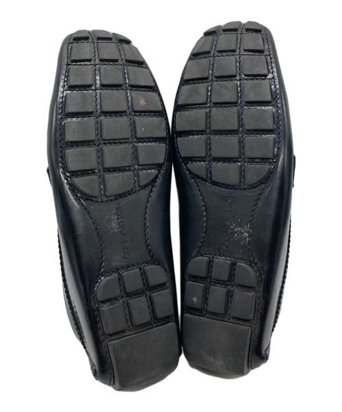 LOUIS VUITTON（ルイ ヴィトン）LOUIS VUITTON (ルイ ヴィトン) ドライビングシューズ ブラック サイズ:5の古着・服飾アイテム