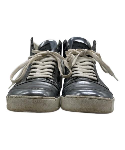 LOUIS VUITTON（ルイ ヴィトン）LOUIS VUITTON (ルイ ヴィトン) スーパーソニック・ライン ハイカットスニーカー シルバー サイズ:SIZE 5の古着・服飾アイテム