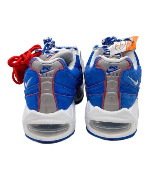 NIKE（ナイキ）NIKE (ナイキ) AIR MAX 95 BIG BUBBLE ホワイト×ブルー サイズ:26 未使用品の古着・服飾アイテム