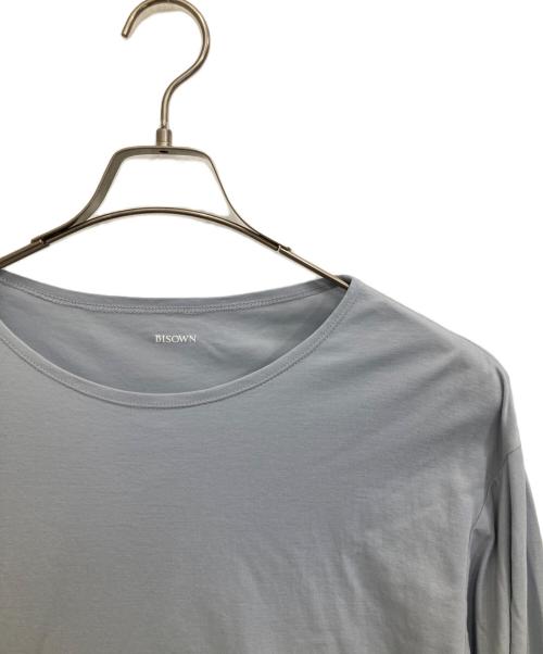 BISOWN（ビソウン）BISOWN (ビソウン) PIMA MOKLODI BASQUE TEE スカイブルー サイズ:4の古着・服飾アイテム
