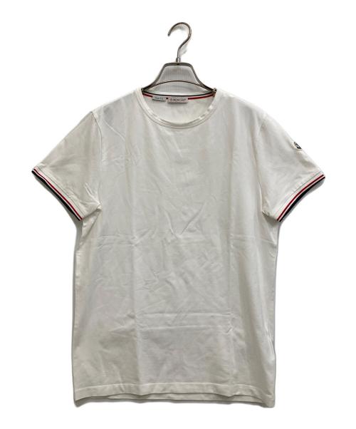 MONCLER（モンクレール）MONCLER (モンクレール) スリムフィットＴシャツ ホワイト サイズ:Mの古着・服飾アイテム