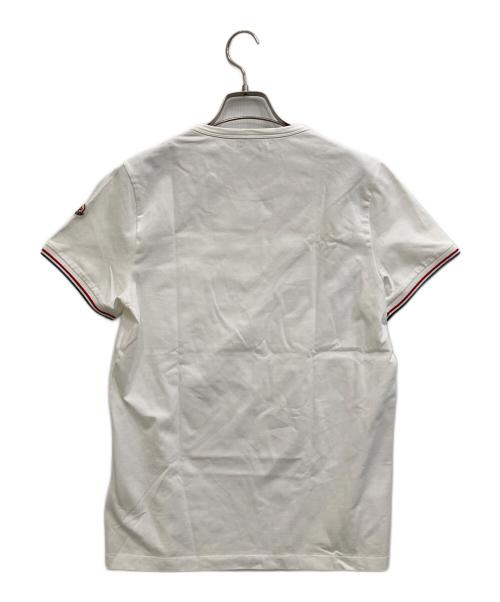 MONCLER（モンクレール）MONCLER (モンクレール) スリムフィットＴシャツ ホワイト サイズ:Mの古着・服飾アイテム