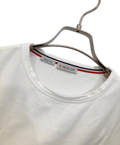 MONCLER（モンクレール）MONCLER (モンクレール) スリムフィットＴシャツ ホワイト サイズ:Mの古着・服飾アイテム