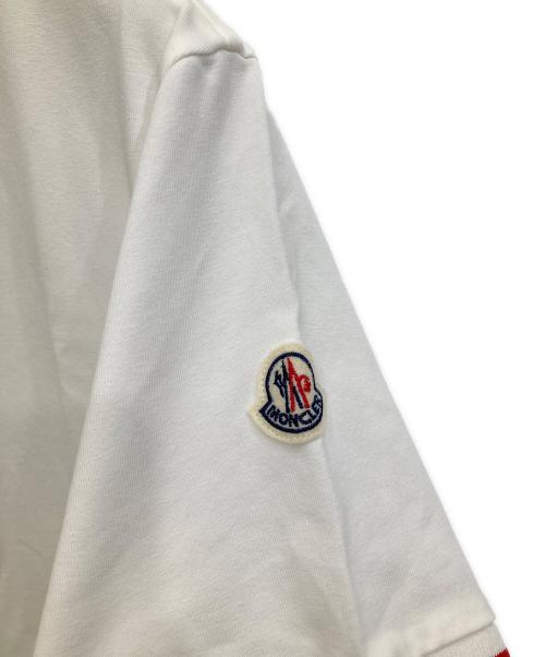 MONCLER（モンクレール）MONCLER (モンクレール) スリムフィットＴシャツ ホワイト サイズ:Mの古着・服飾アイテム
