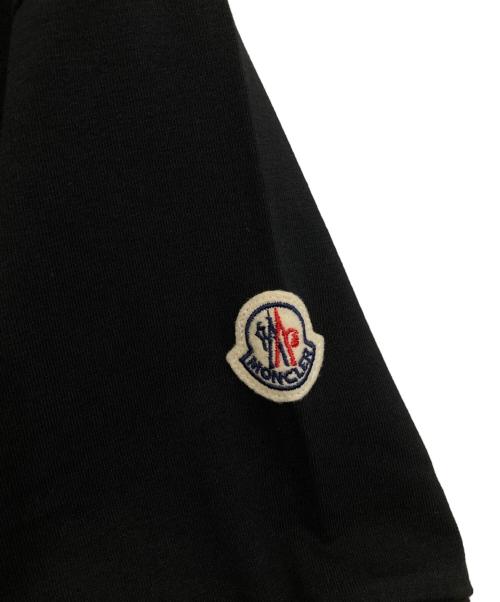 MONCLER（モンクレール）MONCLER (モンクレール) スリムフィットTシャツ ブラック サイズ:Mの古着・服飾アイテム