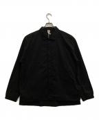 JACKMANジャックマン）の古着「Crepe Coach Shirt」｜ブラック