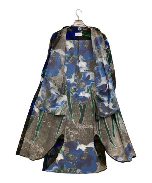 RAINMAKER（レインメーカー）RAINMAKER (レインメーカー) BAND COLLAR ONE-PIECE ブルー サイズ:46の古着・服飾アイテム