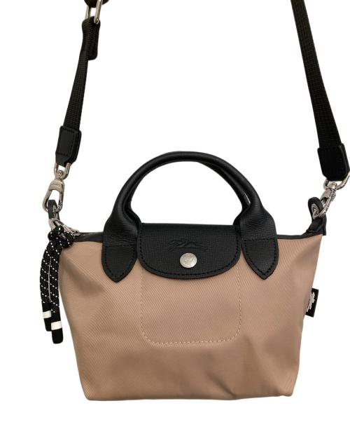 LONGCHAMP（ロンシャン）LONGCHAMP (ロンシャン) ル プリアージュ エナジー トップハンドルバッグ ベージュの古着・服飾アイテム