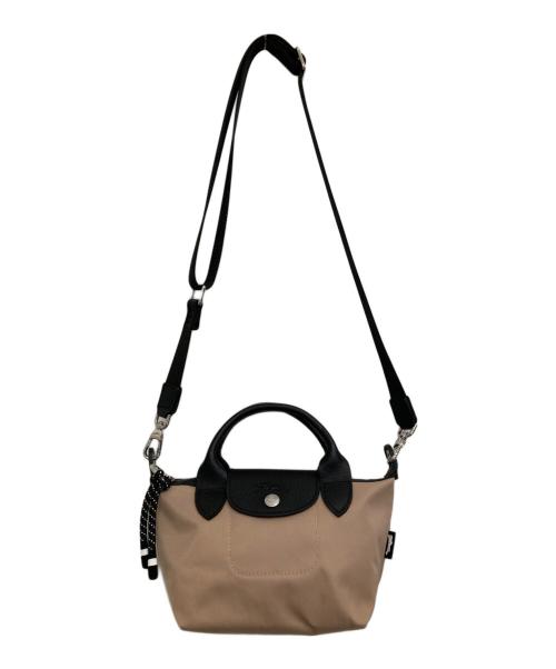 LONGCHAMP（ロンシャン）LONGCHAMP (ロンシャン) ル プリアージュ エナジー トップハンドルバッグ ベージュの古着・服飾アイテム