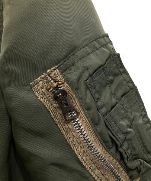 US ARMY（ユーエスアーミー）US ARMY (ユーエスアーミー) フライトジャケット オリーブ サイズ:LARGEの古着・服飾アイテム