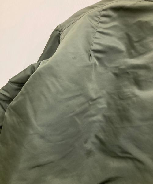 US ARMY（ユーエスアーミー）US ARMY (ユーエスアーミー) フライトジャケット オリーブ サイズ:LARGEの古着・服飾アイテム