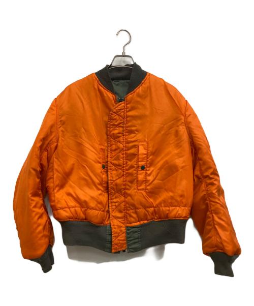 US ARMY（ユーエスアーミー）US ARMY (ユーエスアーミー) フライトジャケット オリーブ サイズ:LARGEの古着・服飾アイテム