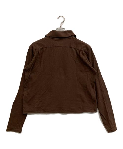 KAPITAL（キャピタル）KAPITAL (キャピタル) 長袖ポロシャツ ブラウン サイズ:-の古着・服飾アイテム