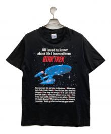 Hanes（ヘインズ）の古着「スタートレックTシャツ」｜ブラック