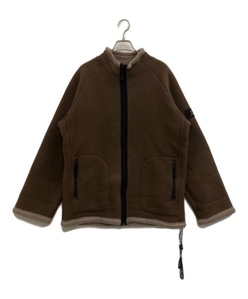 C.P COMPANY（シーピーカンパニー）C.P COMPANY (シーピーカンパニー) フリース裏ボアジャケット ブラウン サイズ:170の古着・服飾アイテム