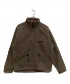 mont-bellモンベル）の古着「フリースプルオーバー」｜ブラウン
