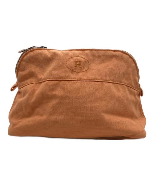 HERMES（エルメス）HERMES (エルメス) ボリードポーチ オレンジの古着・服飾アイテム