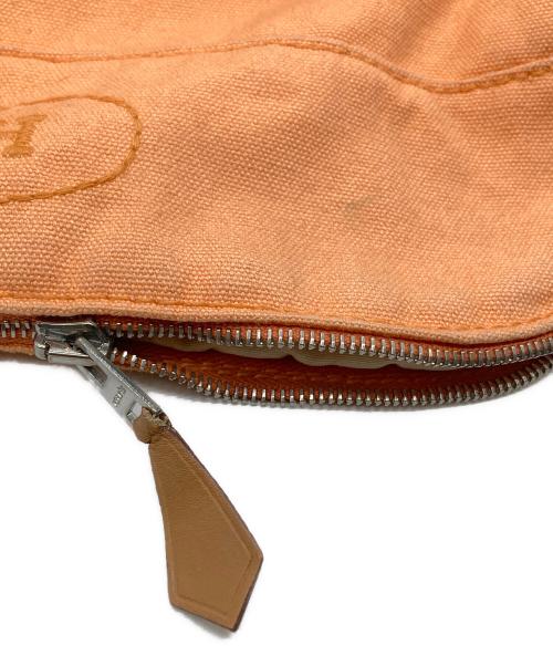 HERMES（エルメス）HERMES (エルメス) ボリードポーチ オレンジの古着・服飾アイテム