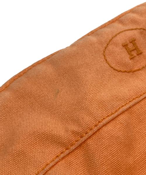 HERMES（エルメス）HERMES (エルメス) ボリードポーチ オレンジの古着・服飾アイテム