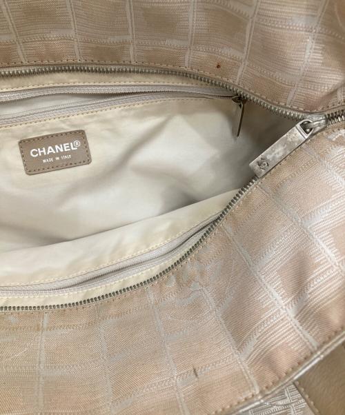 CHANEL（シャネル）CHANEL (シャネル) ニュートラベルラインGM/トートバッグ アイボリーの古着・服飾アイテム