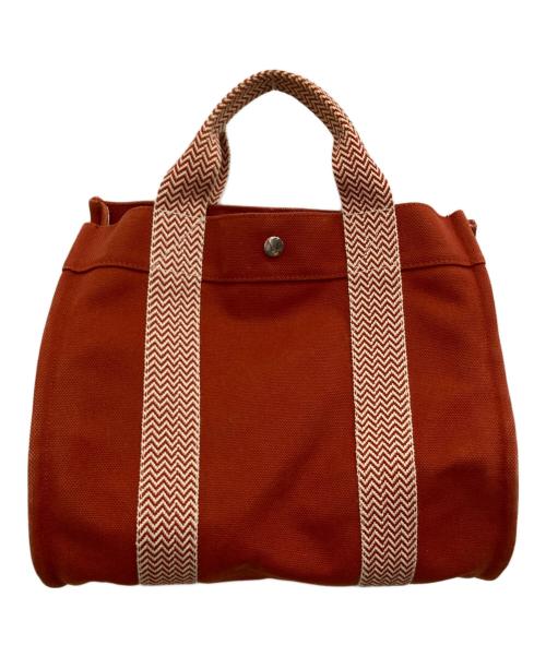 HERMES（エルメス）HERMES (エルメス) カンヌ/トートバッグ オレンジの古着・服飾アイテム