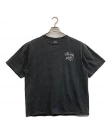 stussy（ステューシー）の古着「プリントTシャツ」｜ブラック