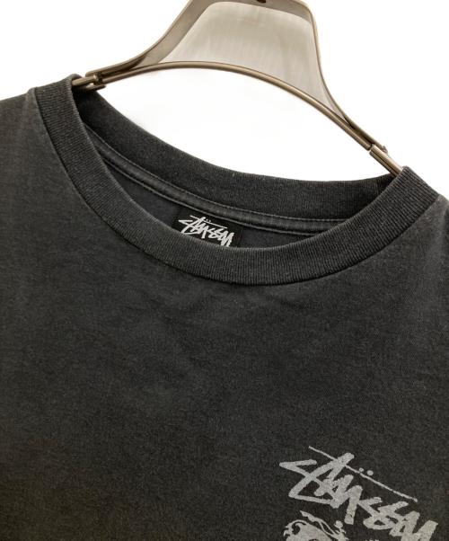 stussy（ステューシー）stussy (ステューシー) プリントTシャツ ブラック サイズ:Ｌの古着・服飾アイテム