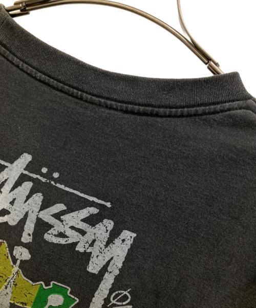 stussy（ステューシー）stussy (ステューシー) プリントTシャツ ブラック サイズ:Ｌの古着・服飾アイテム