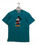 MICKEYミッキー）の古着「キャラクターTシャツ」｜ブルー