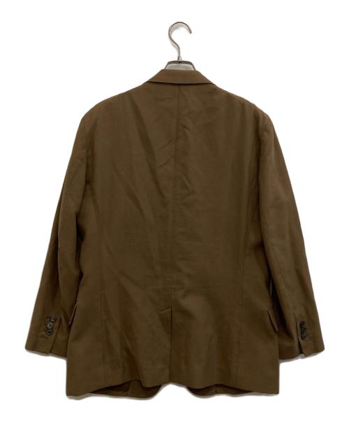 Maison Martin Margiela（メゾンマルタンマルジェラ）Maison martin Margiela (メゾンマルタンマルジェラ) コットンテーラードジャケット ブラウン サイズ:48の古着・服飾アイテム