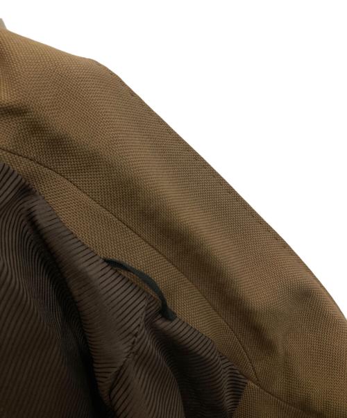 Maison Martin Margiela（メゾンマルタンマルジェラ）Maison martin Margiela (メゾンマルタンマルジェラ) コットンテーラードジャケット ブラウン サイズ:48の古着・服飾アイテム