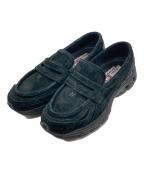 NEW BALANCEニューバランス）の古着「1906スウェードローファースニーカー」｜ブラック