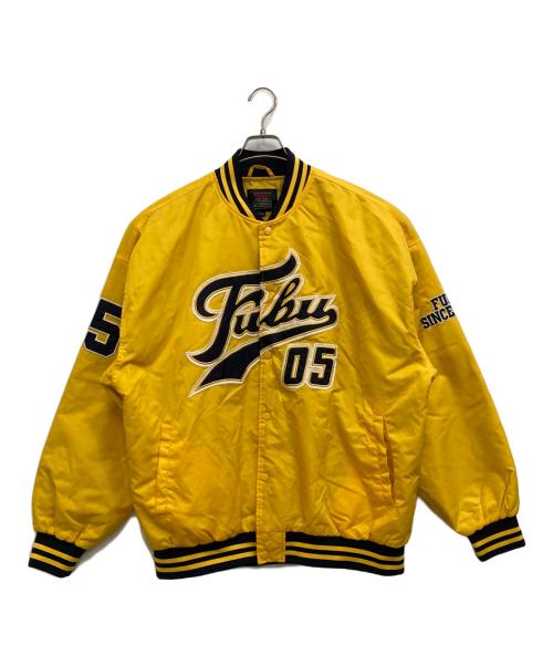 FUBU（フブ）FUBU (フブ) スタジャン イエロー サイズ:XLの古着・服飾アイテム