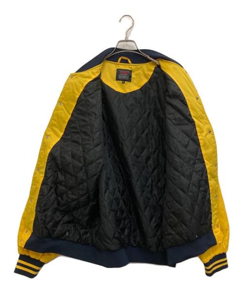 FUBU（フブ）FUBU (フブ) スタジャン イエロー サイズ:XLの古着・服飾アイテム