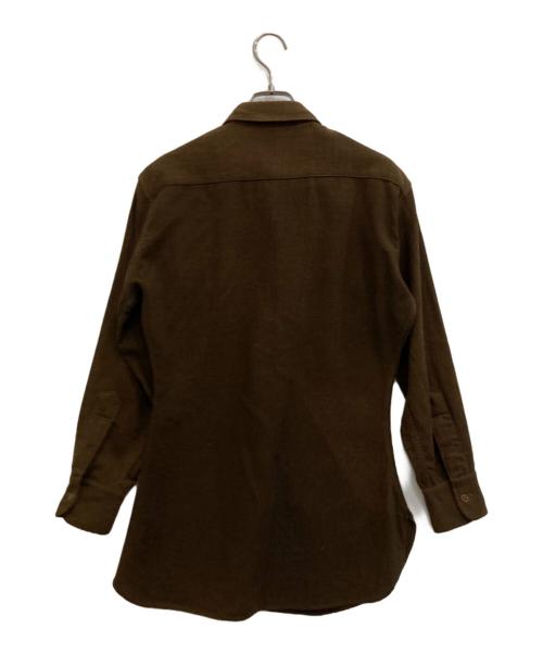US ARMY（ユーエスアーミー）US ARMY (ユーエスアーミー) M-1937ウールシャツ ブラウン サイズ:FREEの古着・服飾アイテム