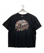 HARLEY-DAVIDSONハーレーダビッドソン）の古着「プリントTシャツ」｜ブラック
