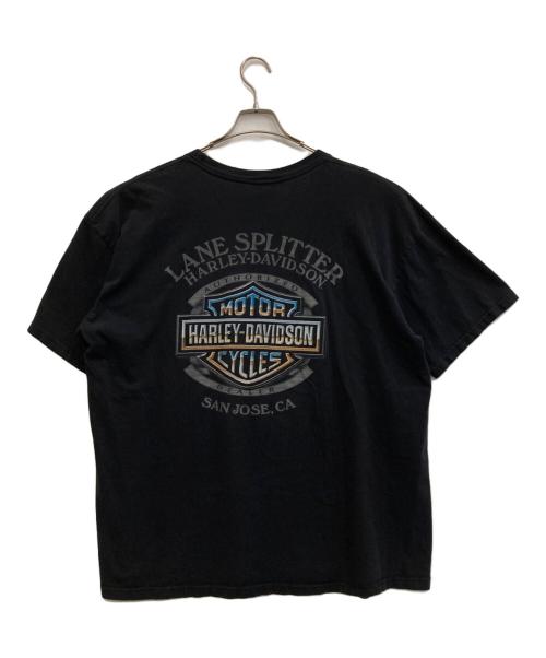 HARLEY-DAVIDSON（ハーレーダビッドソン）HARLEY-DAVIDSON (ハーレーダビッドソン) プリントTシャツ ブラック サイズ:2XLの古着・服飾アイテム