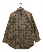 BURBERRY LONDONバーバリーロンドン）の古着「ノバチェックシャツ」｜ブラウン