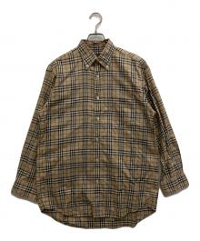 BURBERRY LONDON（バーバリーロンドン）の古着「ノバチェックシャツ」｜ブラウン