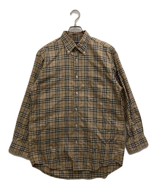 BURBERRY LONDON（バーバリーロンドン）BURBERRY LONDON (バーバリーロンドン) ノバチェックシャツ ブラウン サイズ:-の古着・服飾アイテム