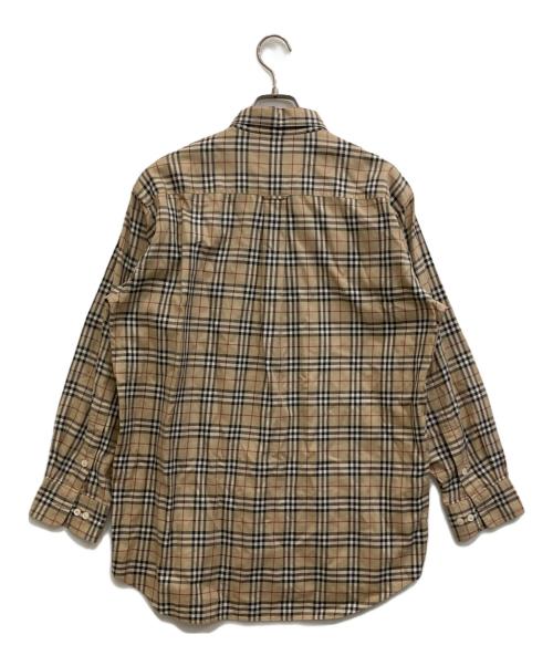 BURBERRY LONDON（バーバリーロンドン）BURBERRY LONDON (バーバリーロンドン) ノバチェックシャツ ブラウン サイズ:-の古着・服飾アイテム