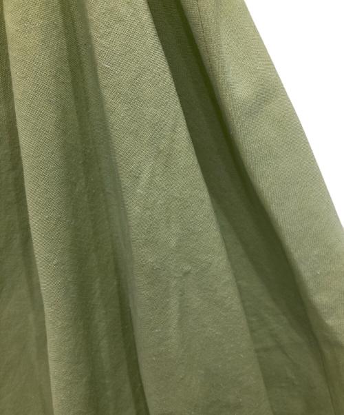 mina perhonen（ミナ ペルホネン）mina perhonen (ミナ ペルホネン) forest paradeノースリーブブラウス グリーン サイズ:38の古着・服飾アイテム