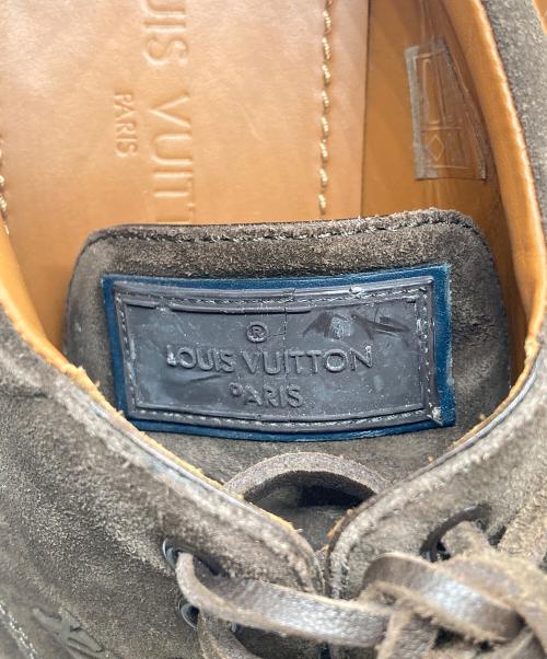 LOUIS VUITTON（ルイ ヴィトン）LOUIS VUITTON (ルイ ヴィトン) スウェードシューズ ブラウン サイズ:7 1/2の古着・服飾アイテム